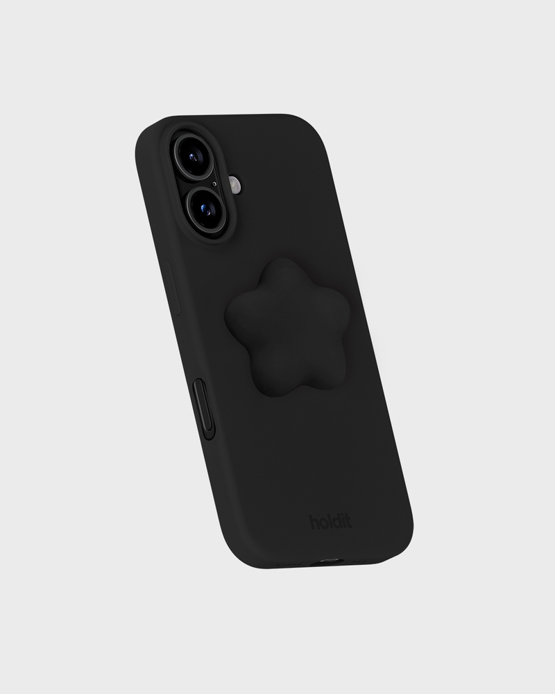 Black Star Silicone Sticker