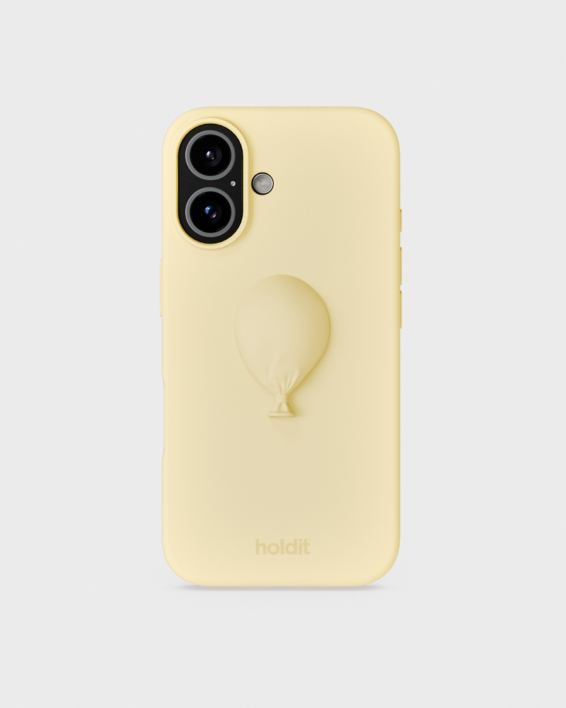 Butter Yellow Balloon Silicone Sticker