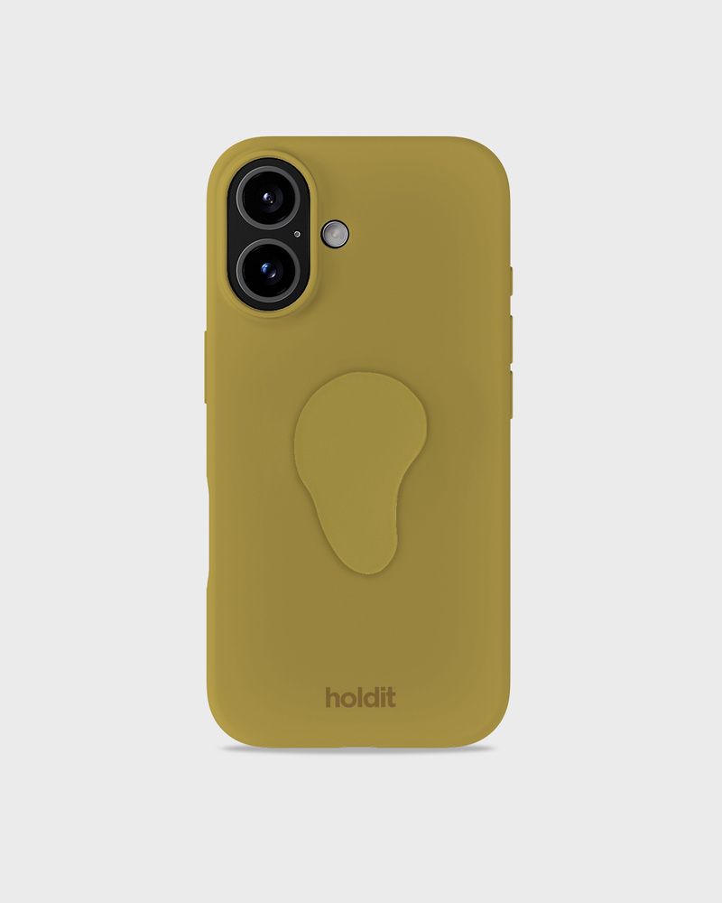 Warm Olive Form Medium Silicone Sticker