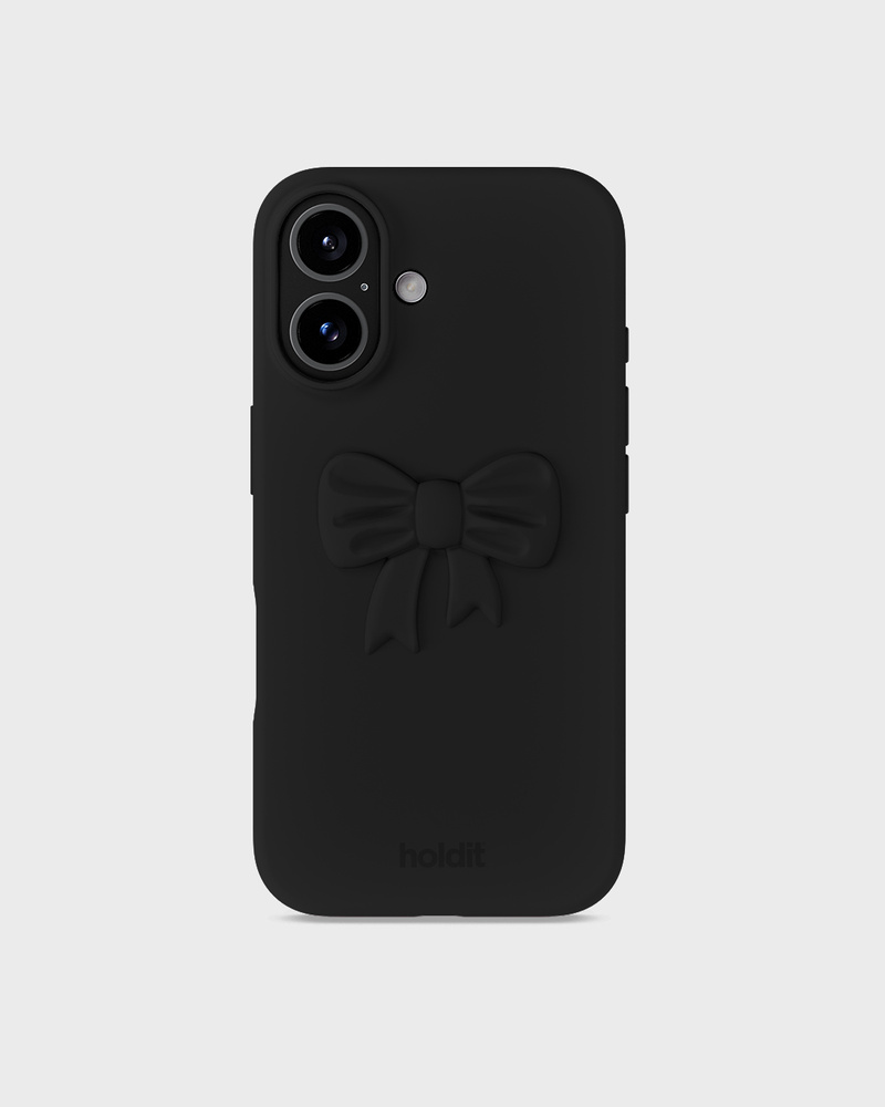 Black Bow Silicone Sticker