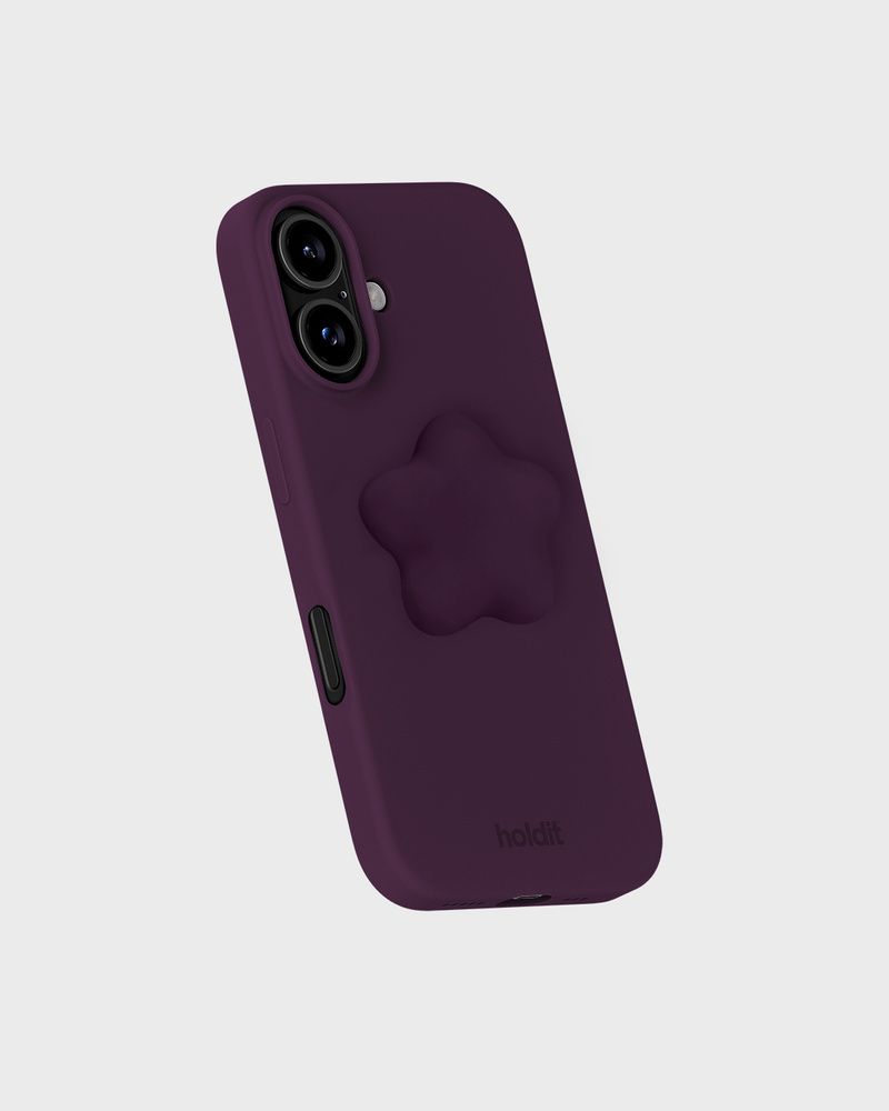 Deep Plum Star Silicone Sticker