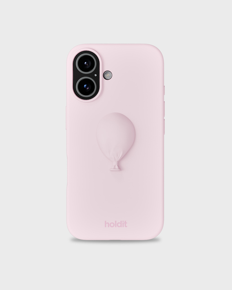 Pale Pink Balloon Silicone Sticker