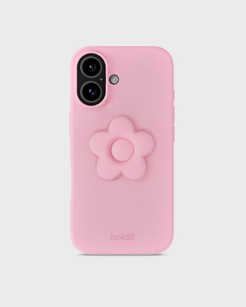 Pink Flower Silicone Sticker