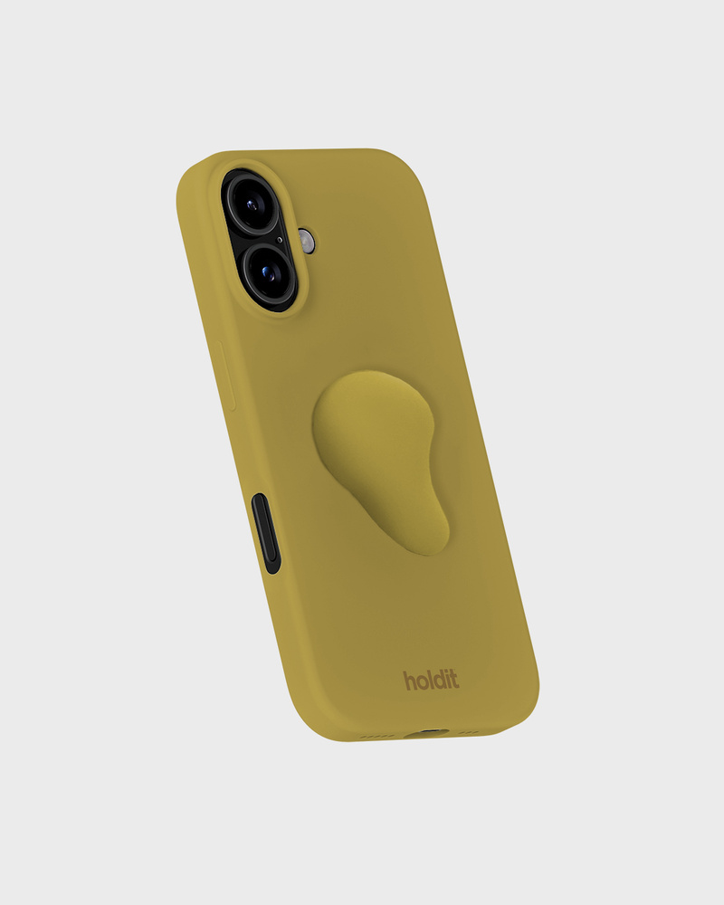 Warm Olive Form Medium Silicone Sticker