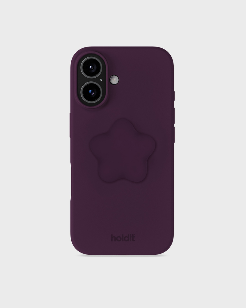 Deep Plum Star Silicone Sticker