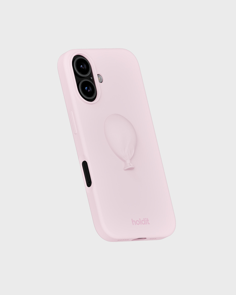 Pale Pink Balloon Silicone Sticker