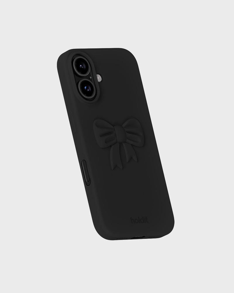 Black Bow Silicone Sticker