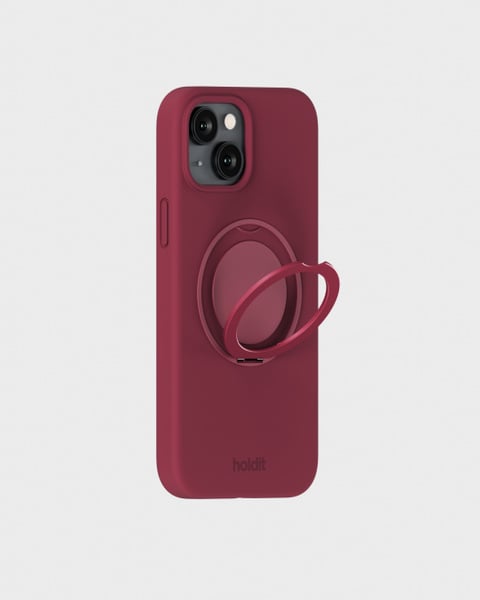 Silicone Stand Case Red Velvet iPhone 17e