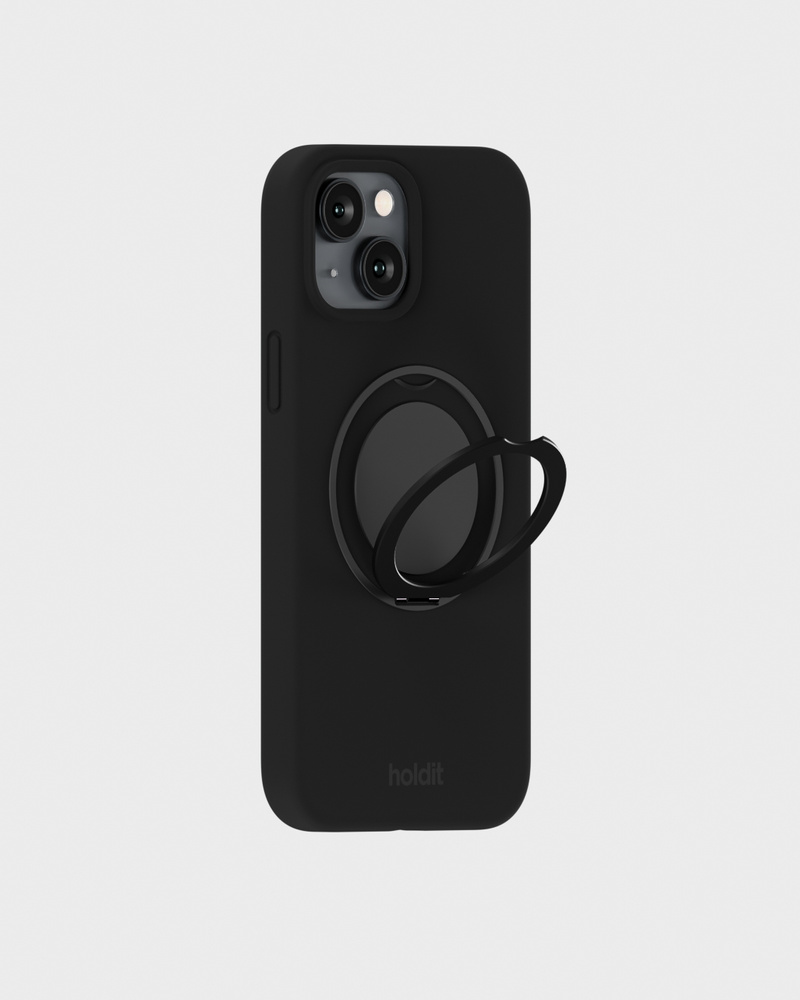 Silicone Stand Case Black iPhone 17e