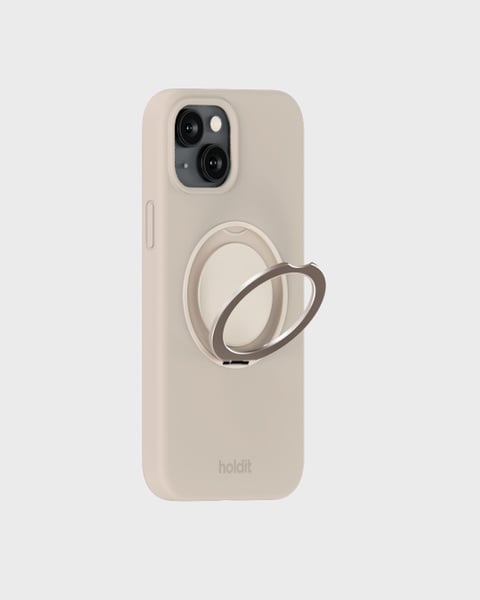 Silicone Stand Case Light Beige iPhone 17e