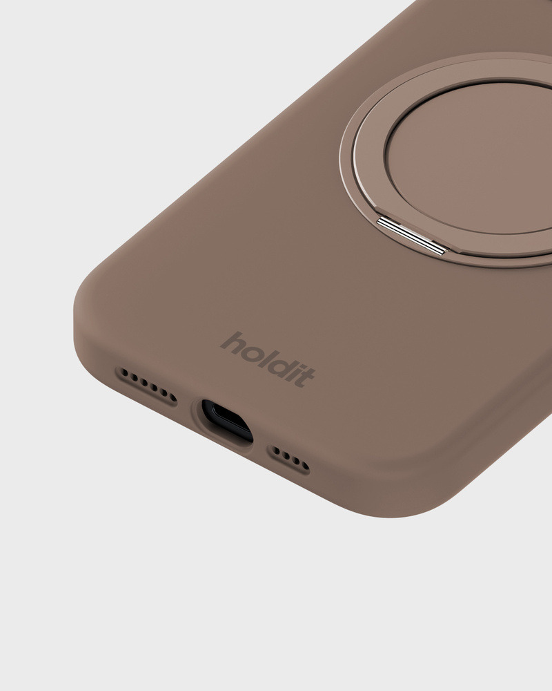 Silicone Stand Case Mocha Brown iPhone 17e