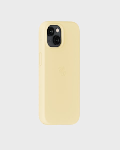 Phone Case Silicone MagSafe Compatible Butter Yellow iPhone 17e