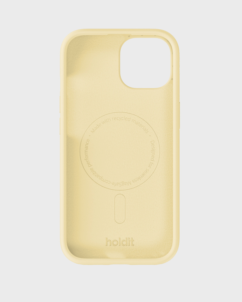 Phone Case Silicone MagSafe Compatible Butter Yellow iPhone 17e