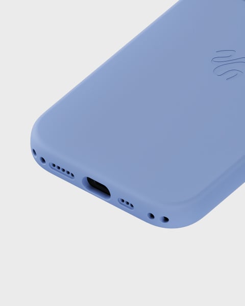 Phone Case Silicone MagSafe Compatible Soft Cobolt iPhone 14