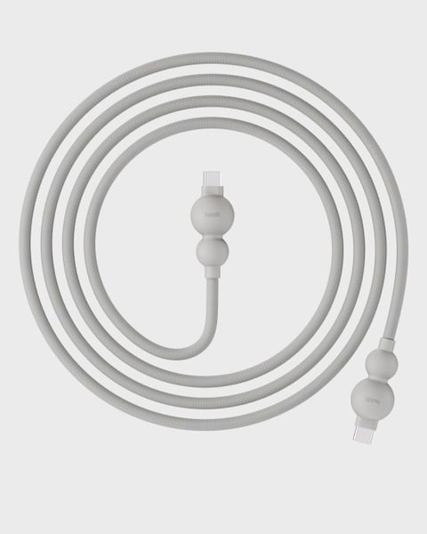 Charging Cable Wool Gray USB-C / USB-C, 2m