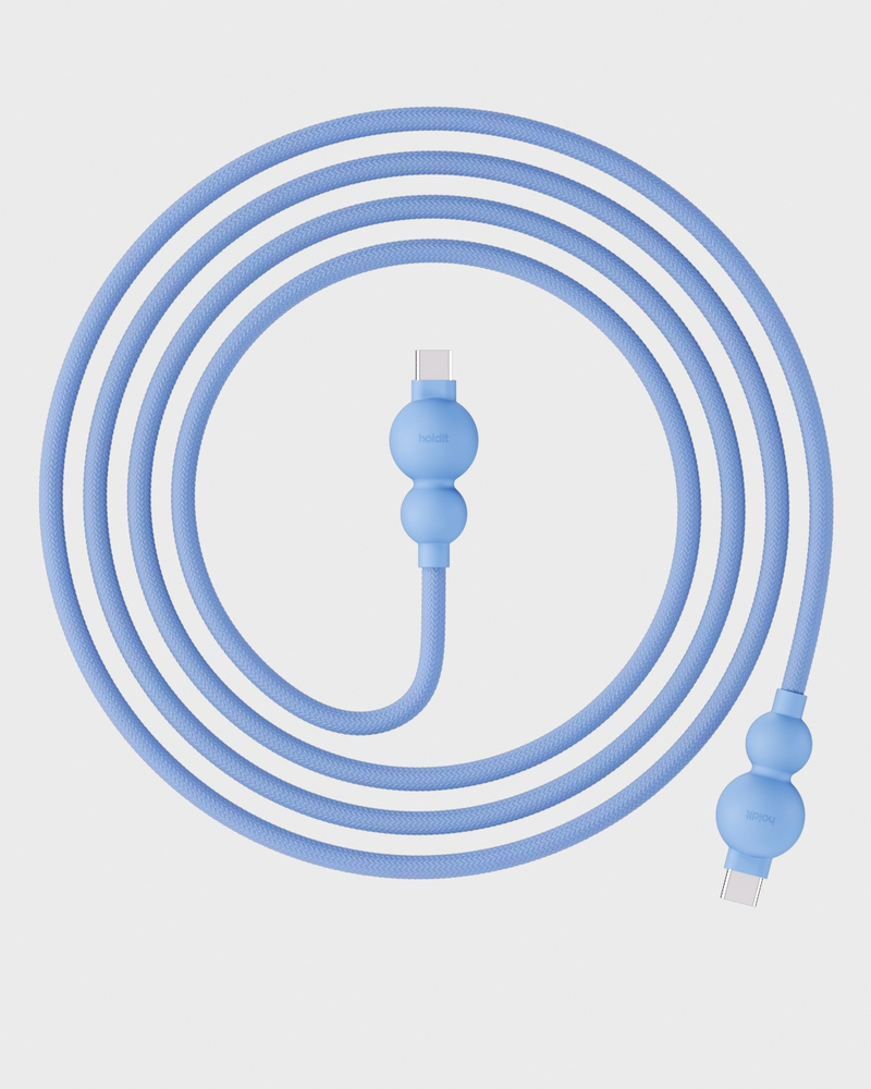 Charging Cable Soft Cobalt USB-C / USB-C, 2m