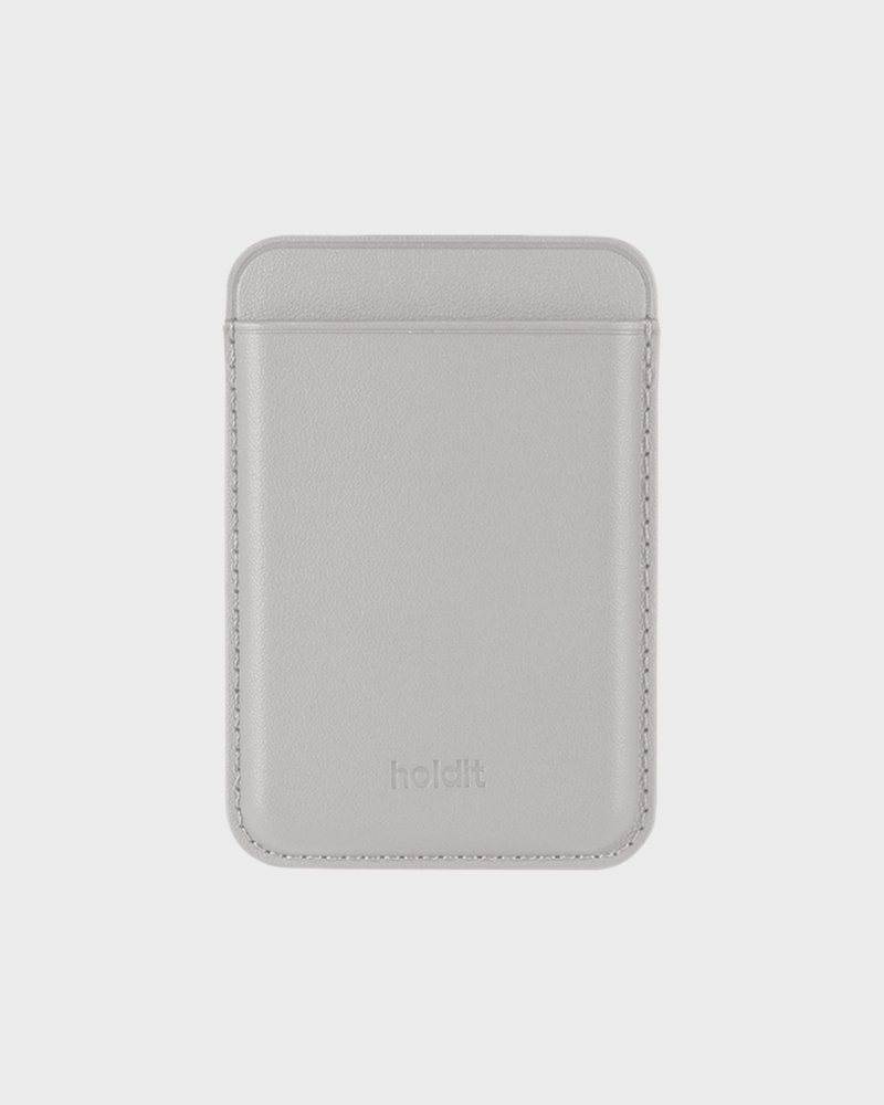 Magnet Ring Black & Card Holder Wool Gray