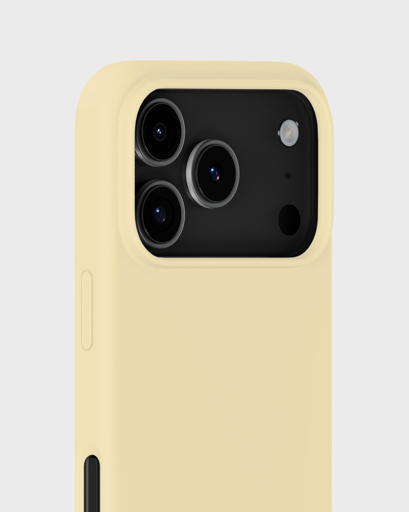Phone Case Silicone Butter Yellow iPhone 17 Pro