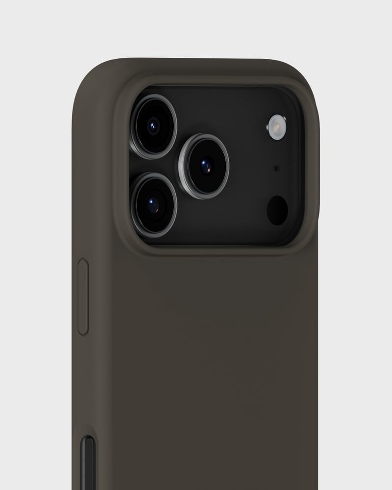 Phone Case Silicone Charcoal iPhone 17 Pro