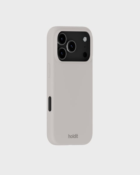 Phone Case Silicone Wool Gray iPhone 18 Pro