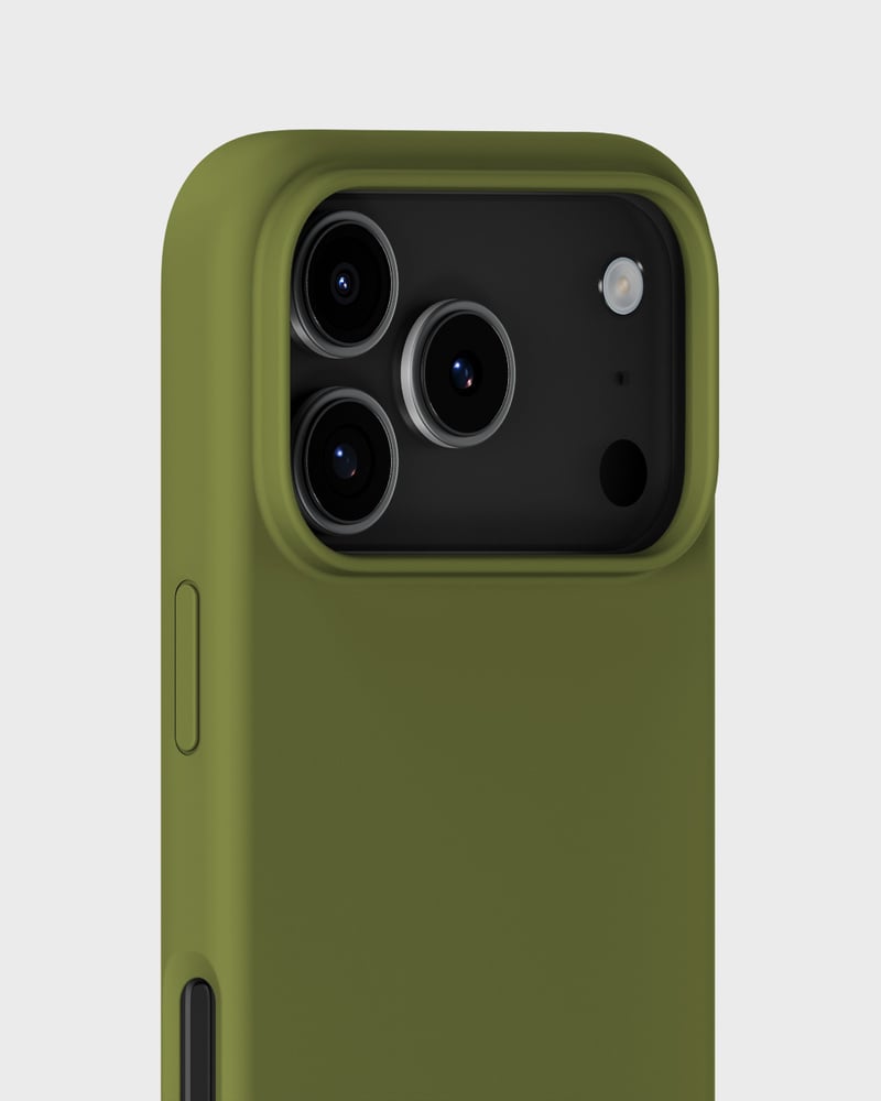 Phone Case Silicone Pickled Green iPhone 18 Pro