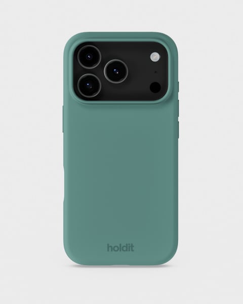 Phone Case Silicone Moss Green iPhone 18 Pro
