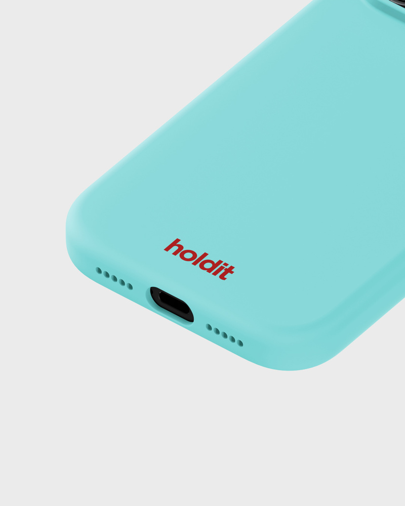 Phone Case Silicone Turquoise iPhone 17 Pro