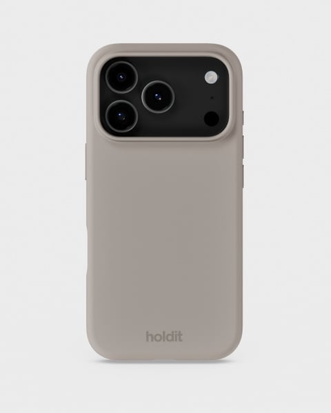Phone Case Silicone Taupe iPhone 18 Pro Max