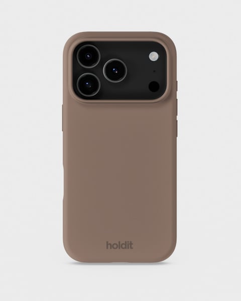 Phone Case Silicone Mocha Brown iPhone 18 Pro Max