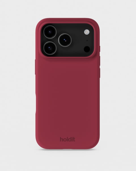 Phone Case Silicone Red Velvet iPhone 18 Pro Max