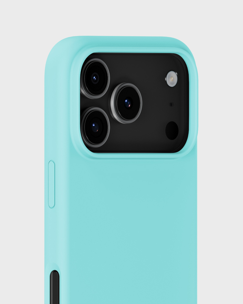 Phone Case Silicone Turquoise iPhone 17 Pro Max