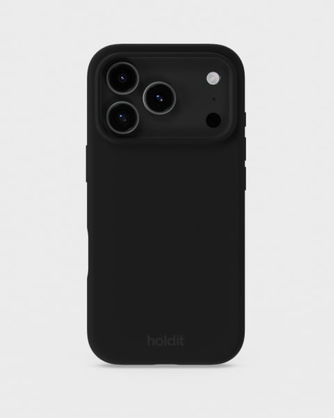 Phone Case Silicone Black iPhone 18 Pro Max