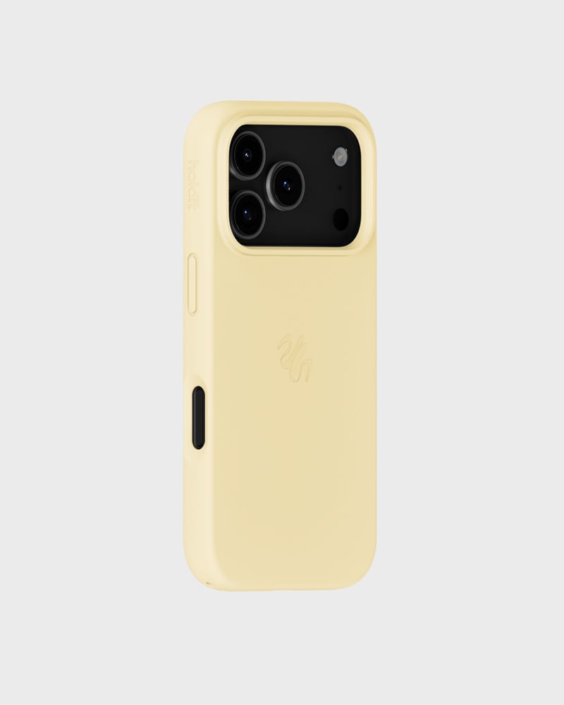 Phone Case Silicone MagSafe Compatible Butter Yellow iPhone 17 Pro