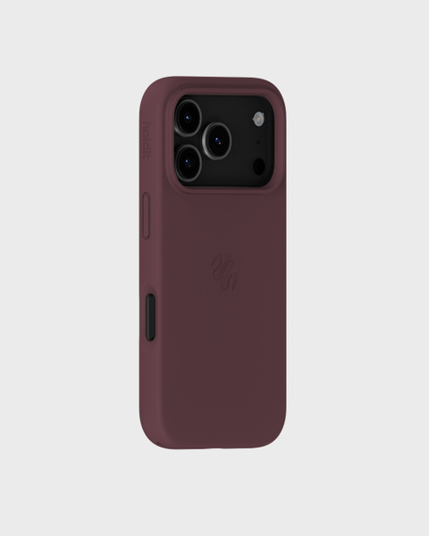 Phone Case Silicone MagSafe Compatible Bordeaux iPhone 17 Pro