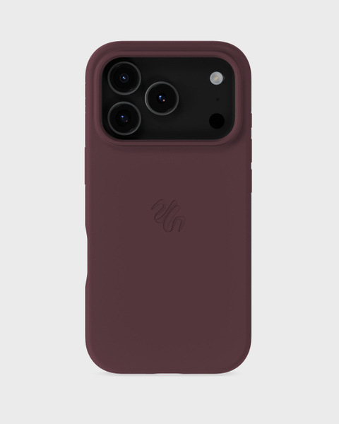 Phone Case Silicone MagSafe Compatible Bordeaux iPhone 17 Pro