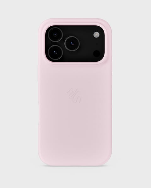 Phone Case Silicone MagSafe Compatible Pale Pink iPhone 17 Pro