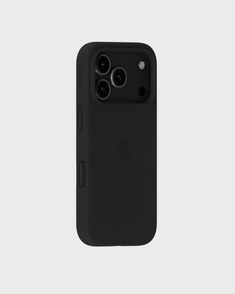 Phone Case Silicone MagSafe Compatible Black iPhone 18 Pro