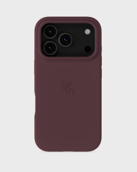 Phone Case Silicone MagSafe Compatible Bordeaux iPhone 17 Pro Max