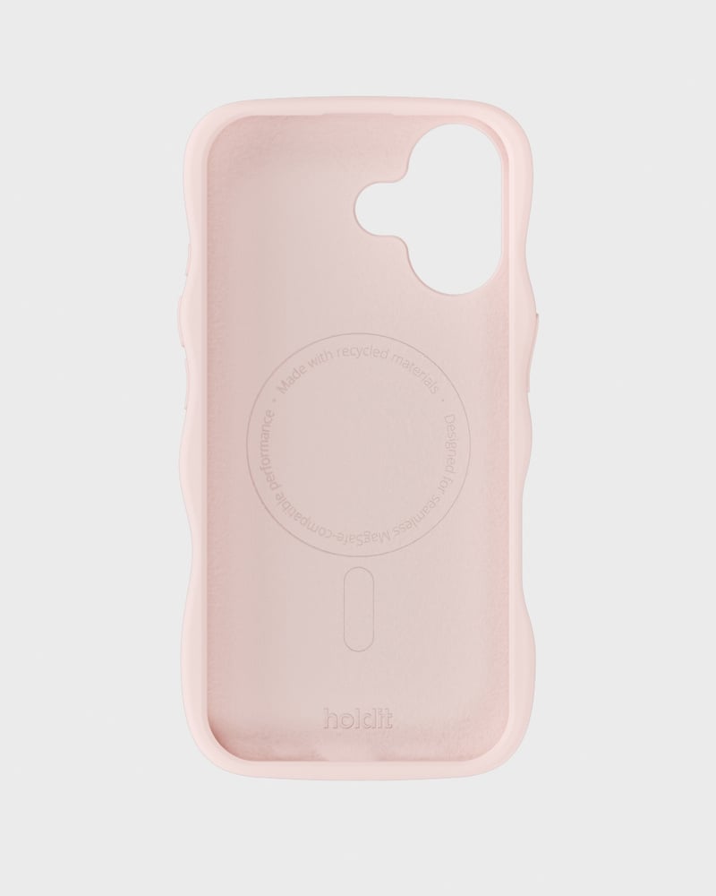 Phone Case Wavy Silicone Ballerina Pink iPhone 17