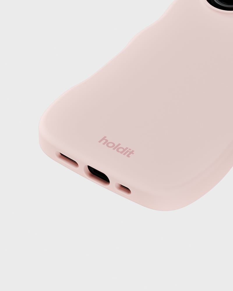 Phone Case Wavy Silicone Ballerina Pink iPhone 17