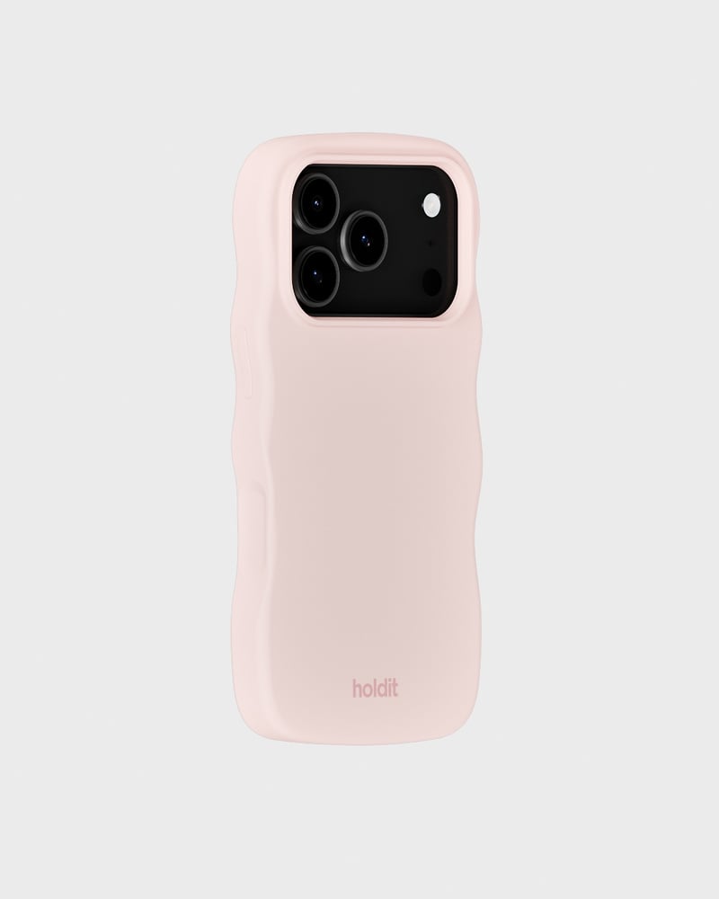 Phone Case Wavy Silicone Ballerina Pink iPhone 17 Pro