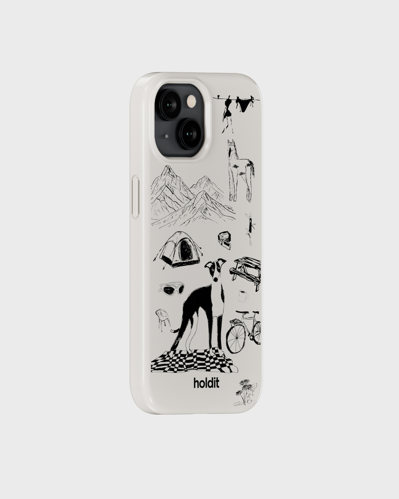 Phone Case Graphic MagSafe Compatible Wool Gray iPhone 16e