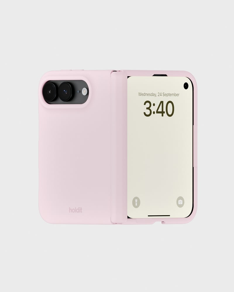 Phone Case Silicone Pale Pink iPhone Duo