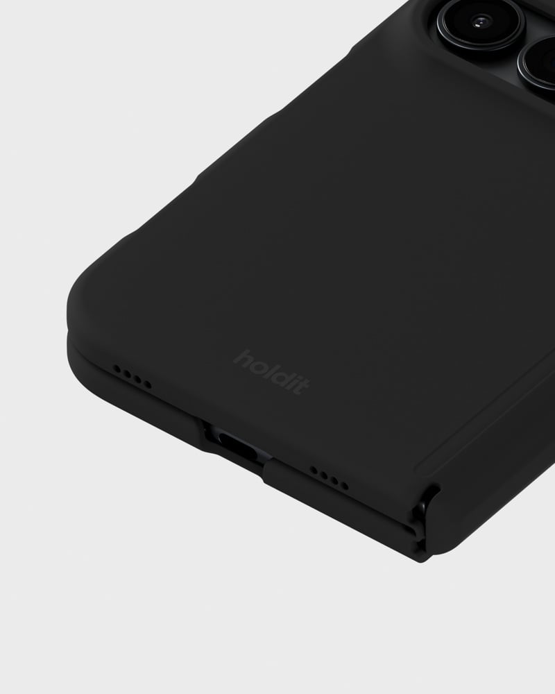 Phone Case Silicone Black iPhone Duo