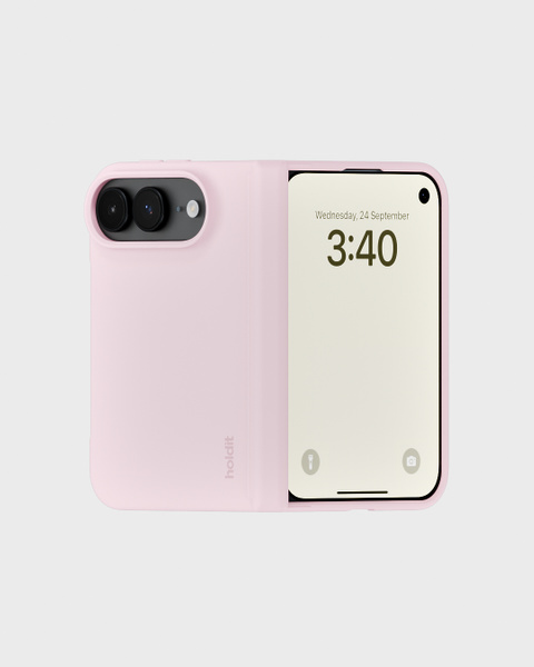 Phone Case Silicone Pale Pink iPhone Duo