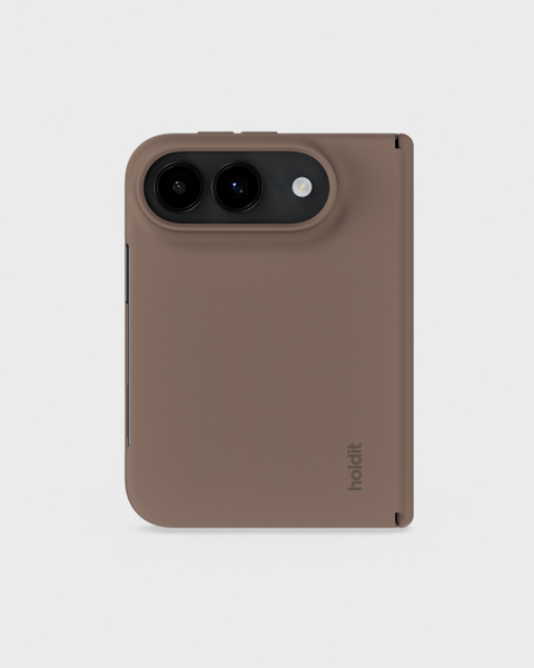 Phone Case Silicone Mocha Brown iPhone Duo