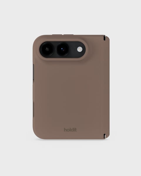 Phone Case Silicone Mocha Brown iPhone Duo