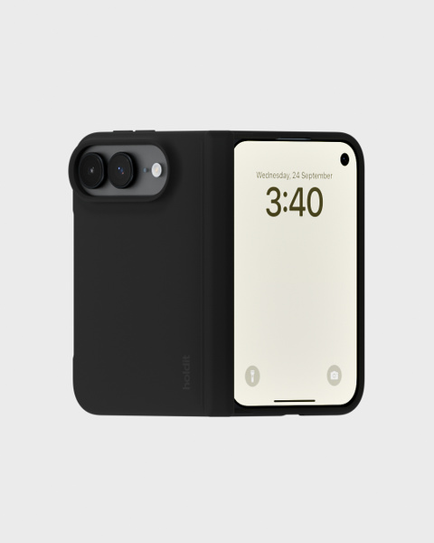 Phone Case Silicone Black iPhone Duo