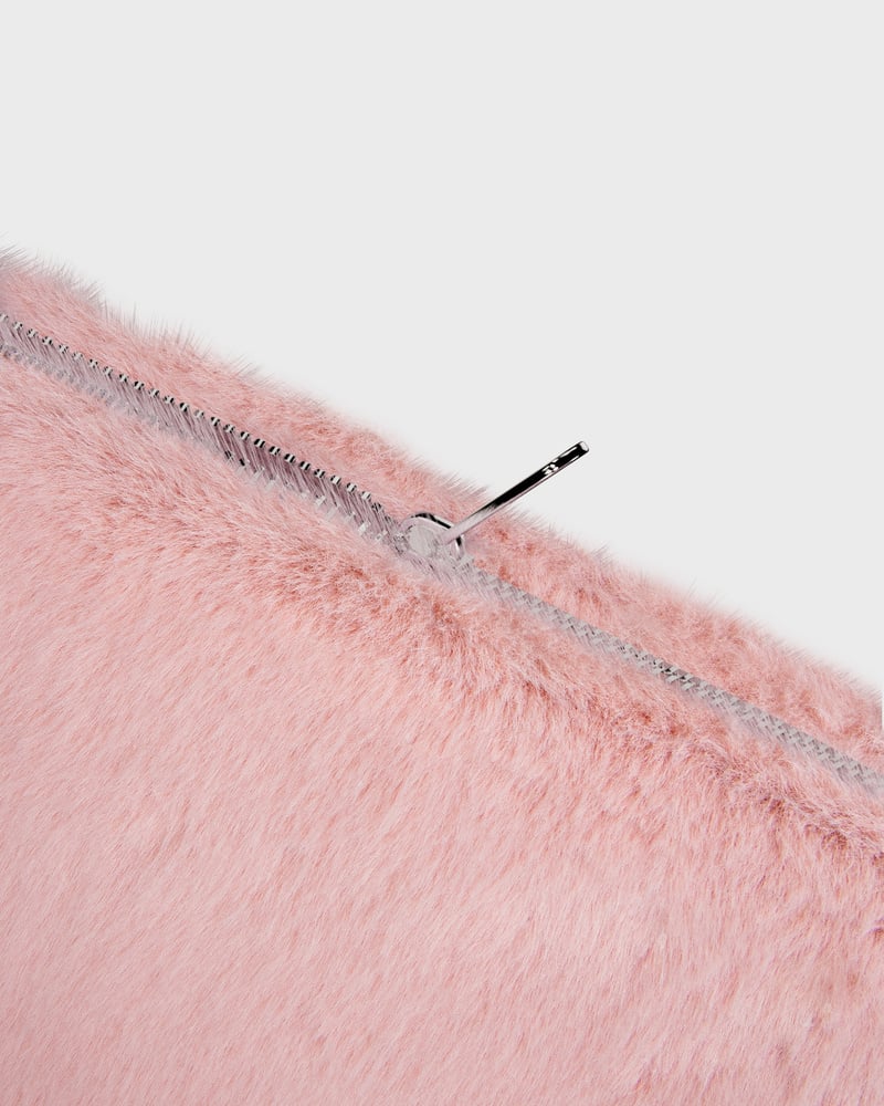 Faux Fur Pink Laptop Case 14"