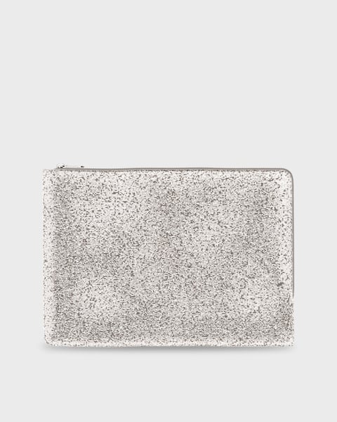 Glitter Silver Laptop Case 14"
